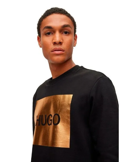 Hugo Boss  |Crew Neck Pullovers Long Sleeves Cotton Logo Sweatshirts