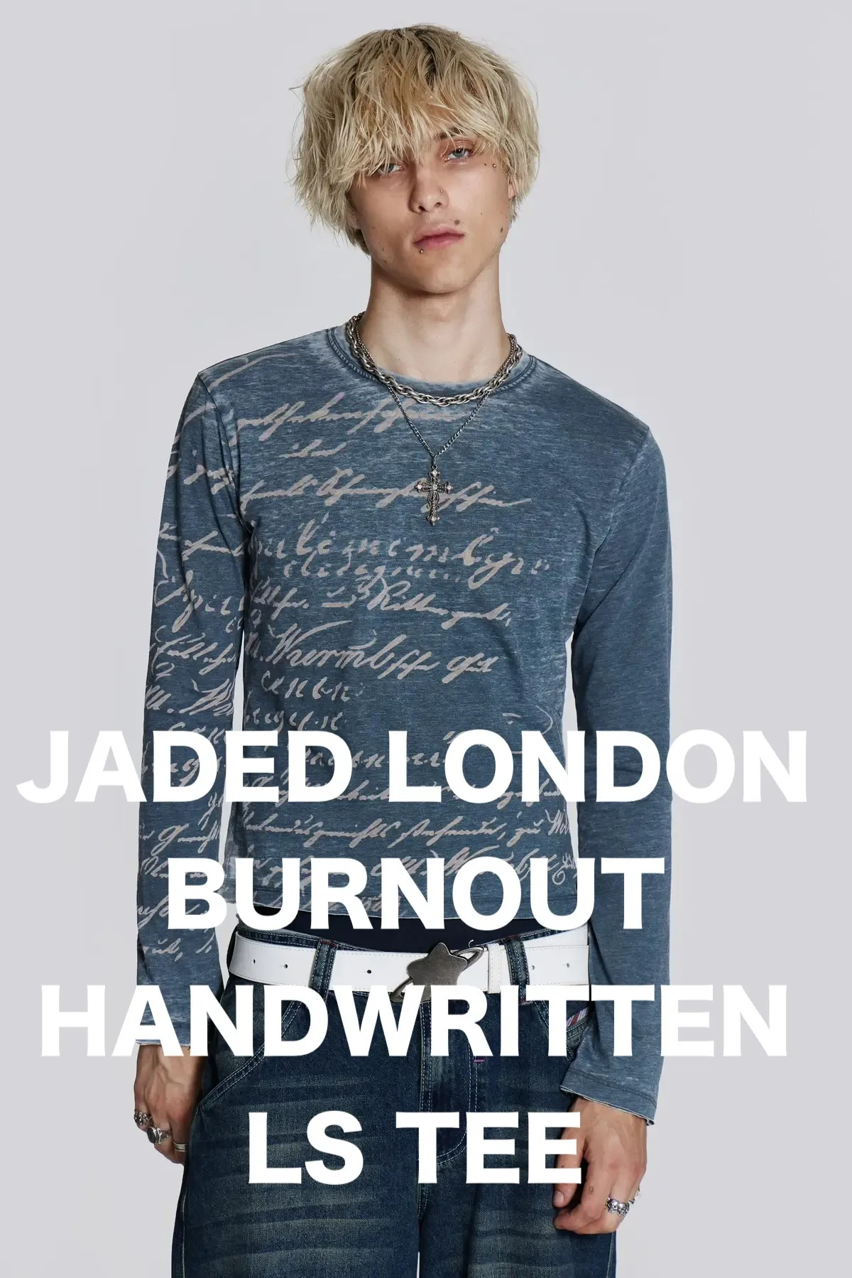 JADED LONDON  |Street Style Long Sleeves Long Sleeve T-shirt