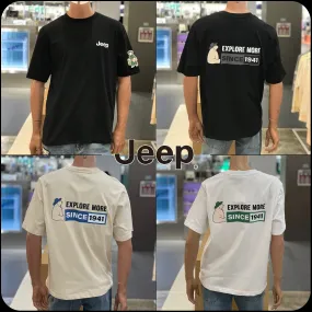 JEEP  |[JEEP]★24SS★Loose Fit Bear Wappen Short Sleeve T-Shirt