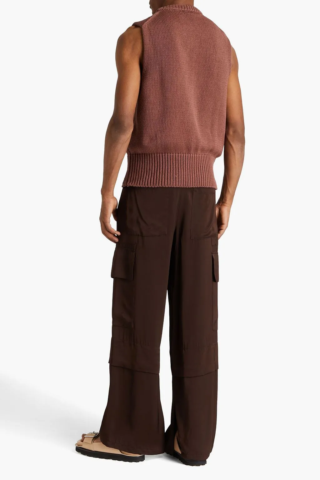 Jil Sander  |Pullovers Sleeveless Street Style U-Neck Plain Cotton