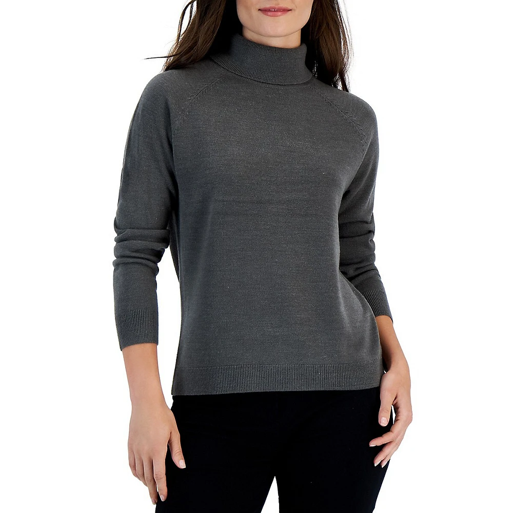 Karen Scott Luxesoft Turtleneck Sweater