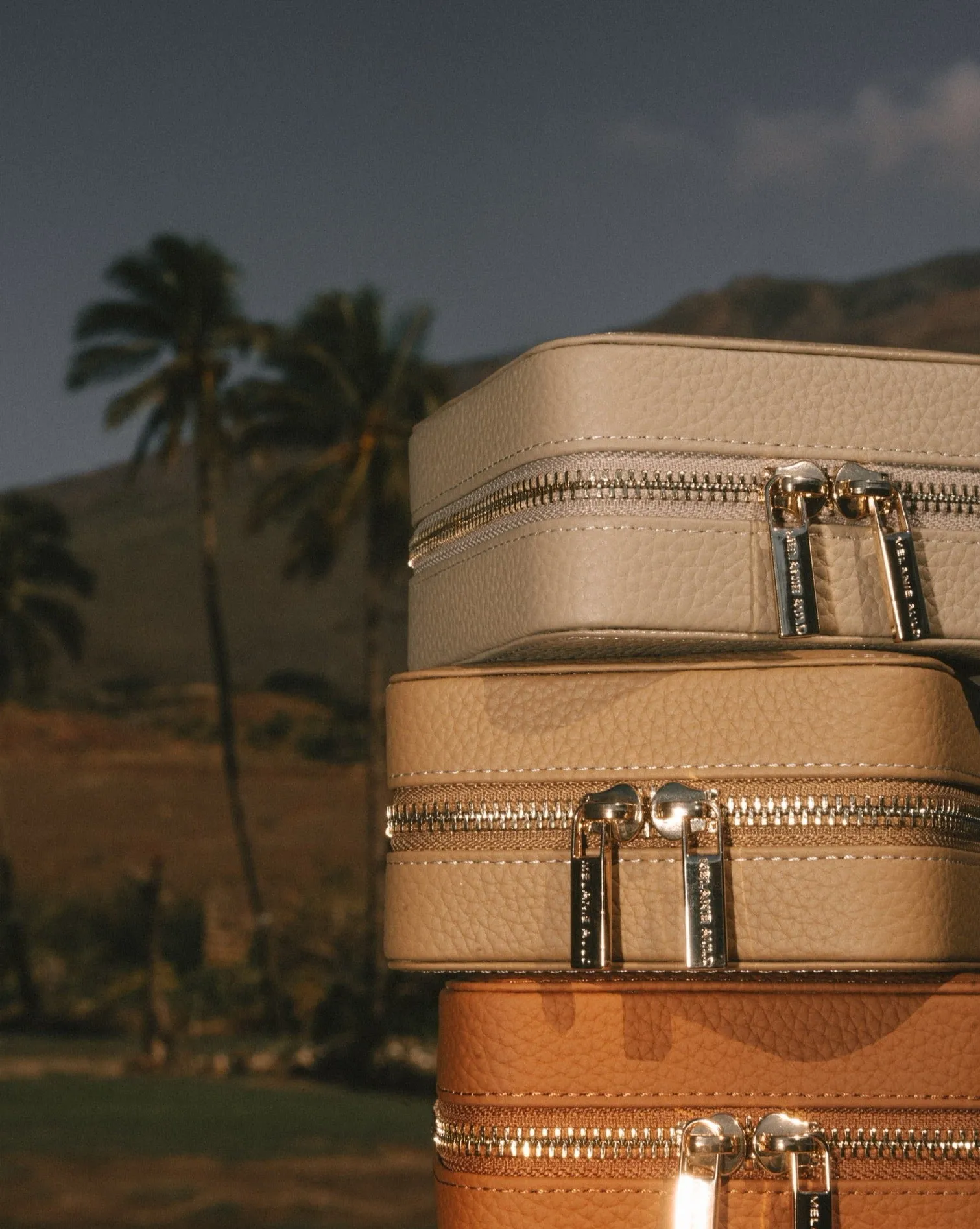 Leather Travel Case - Canyon