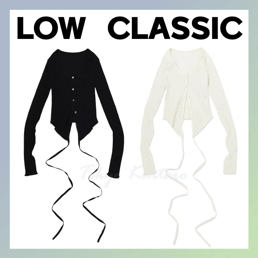 LOW CLASSIC  |Street Style Long Sleeves Office Style Cardigans