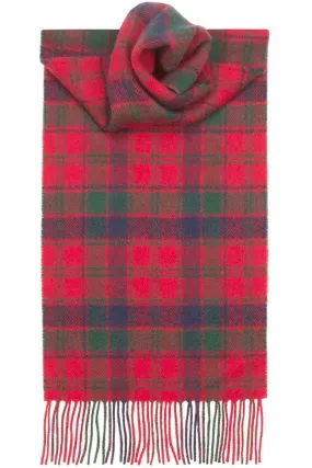 Luxury Lambswool Scarf (Robertson Red Modern)