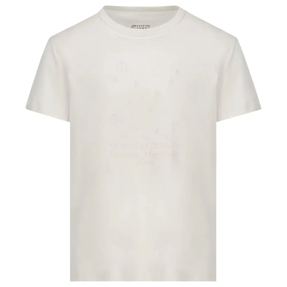 Maison Margiela  |Crew Neck Pullovers Plain Cotton Short Sleeves Logo