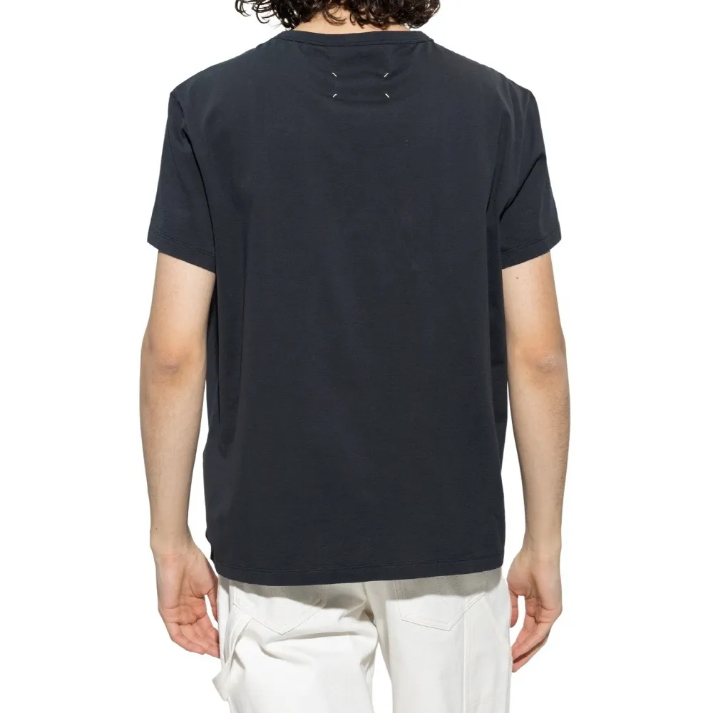 Maison Margiela  |Crew Neck Pullovers Plain Cotton Short Sleeves Logo