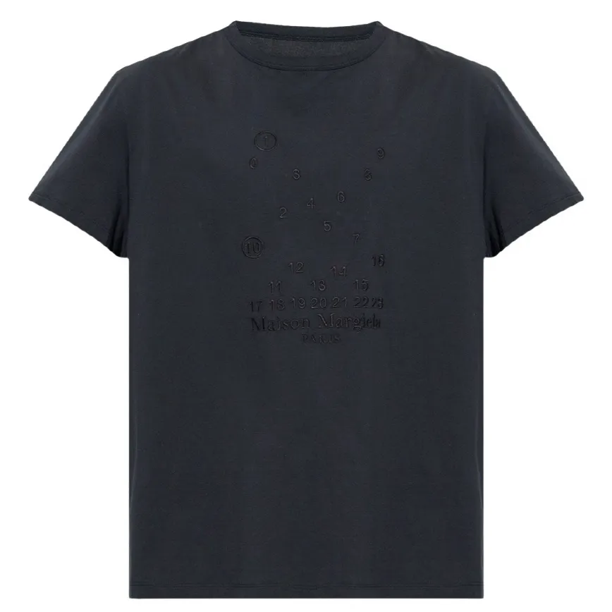 Maison Margiela  |Crew Neck Pullovers Plain Cotton Short Sleeves Logo