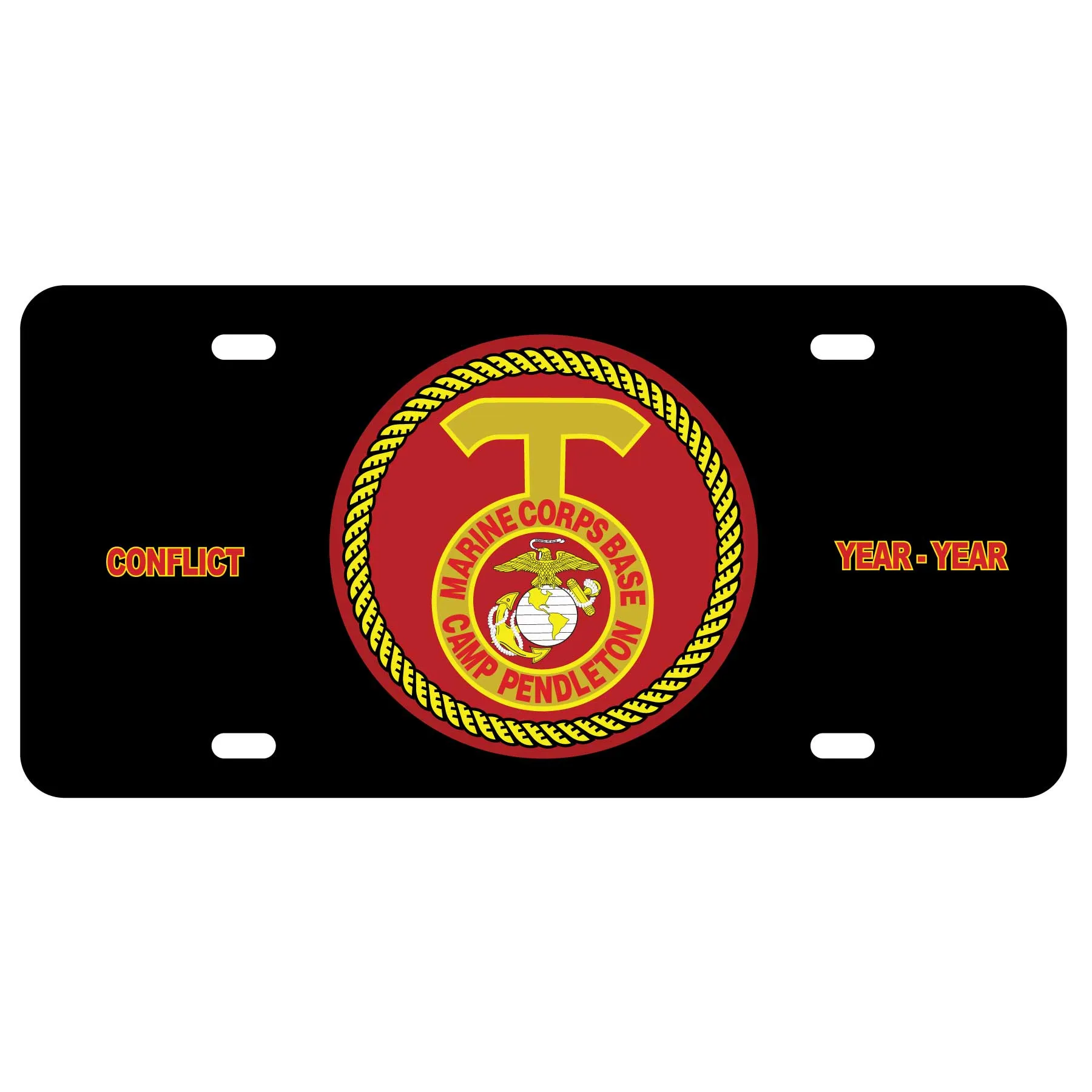 Marine Corps Base Camp Pendleton License Plate