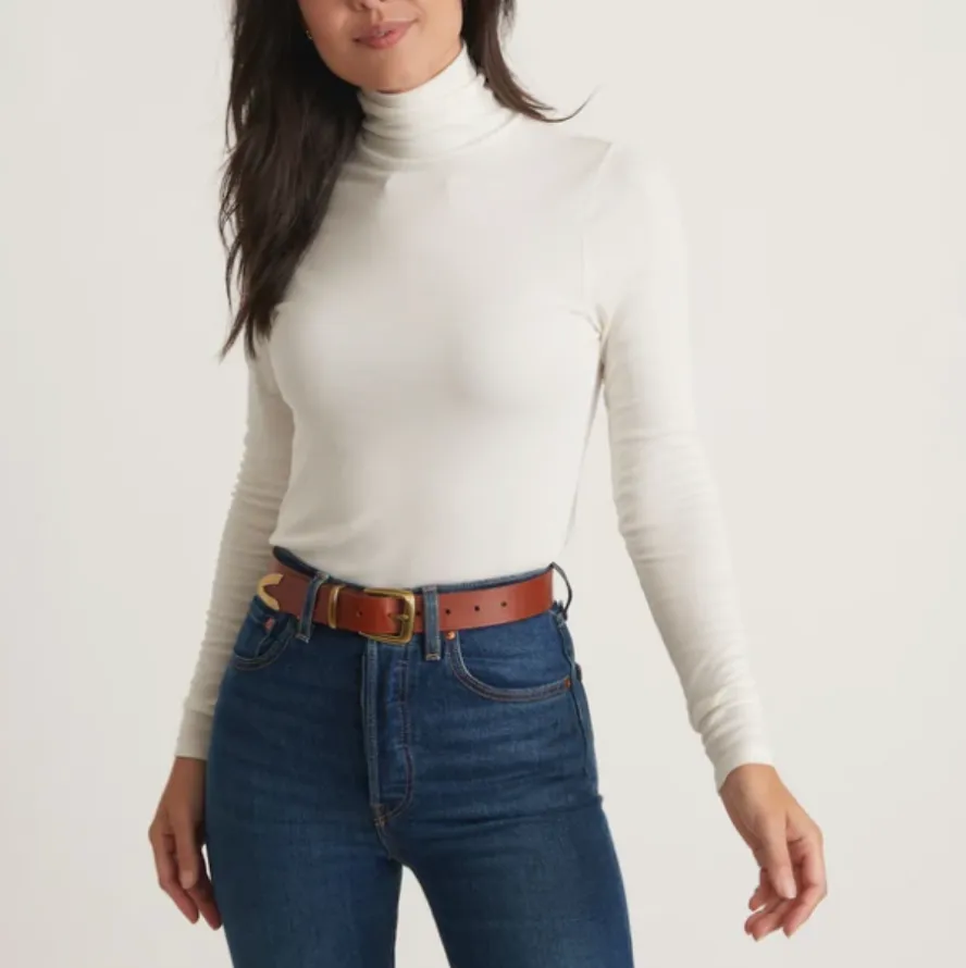 MARINE LAYER LEXI RIB TURTLENECK