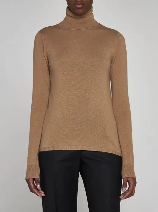 MaxMara  |Casual Style Long Sleeves Plain Office Style