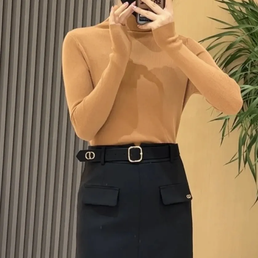 MaxMara  |Casual Style Long Sleeves Plain Office Style