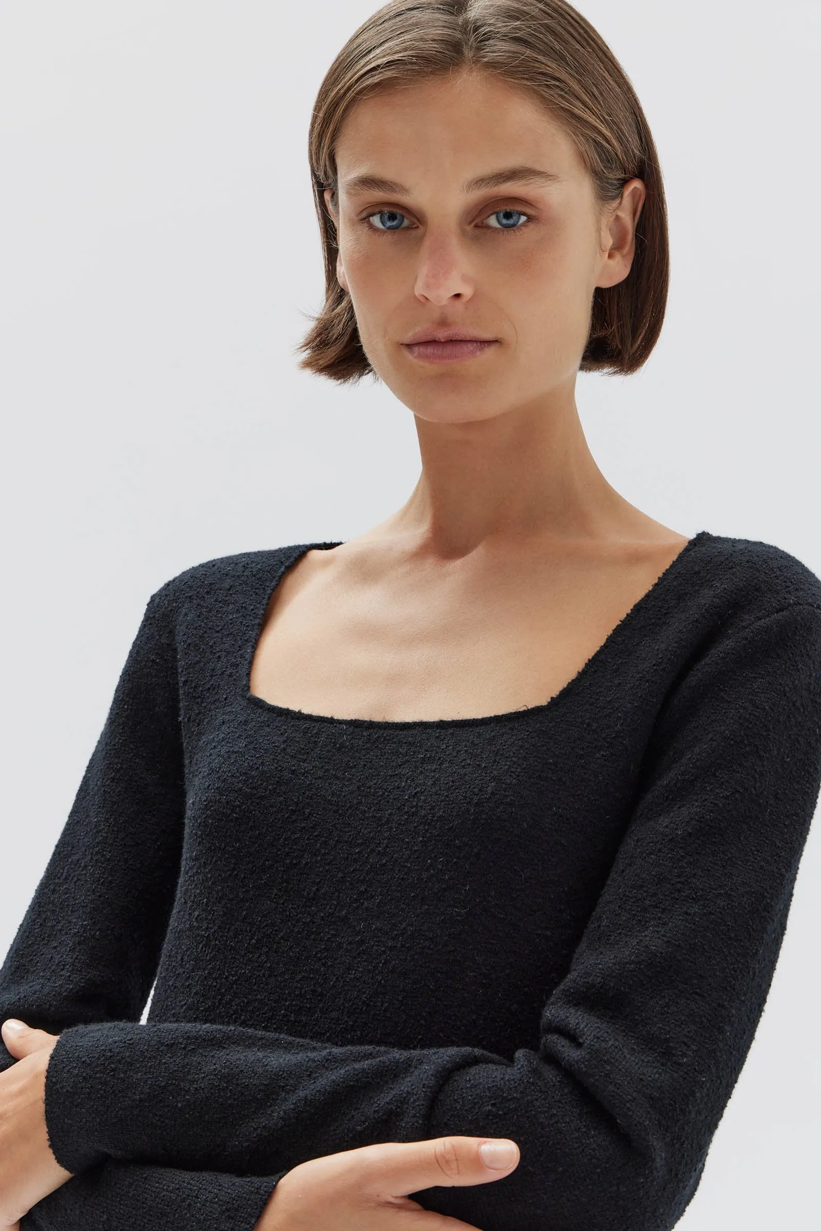 Meredith Square Neck Top