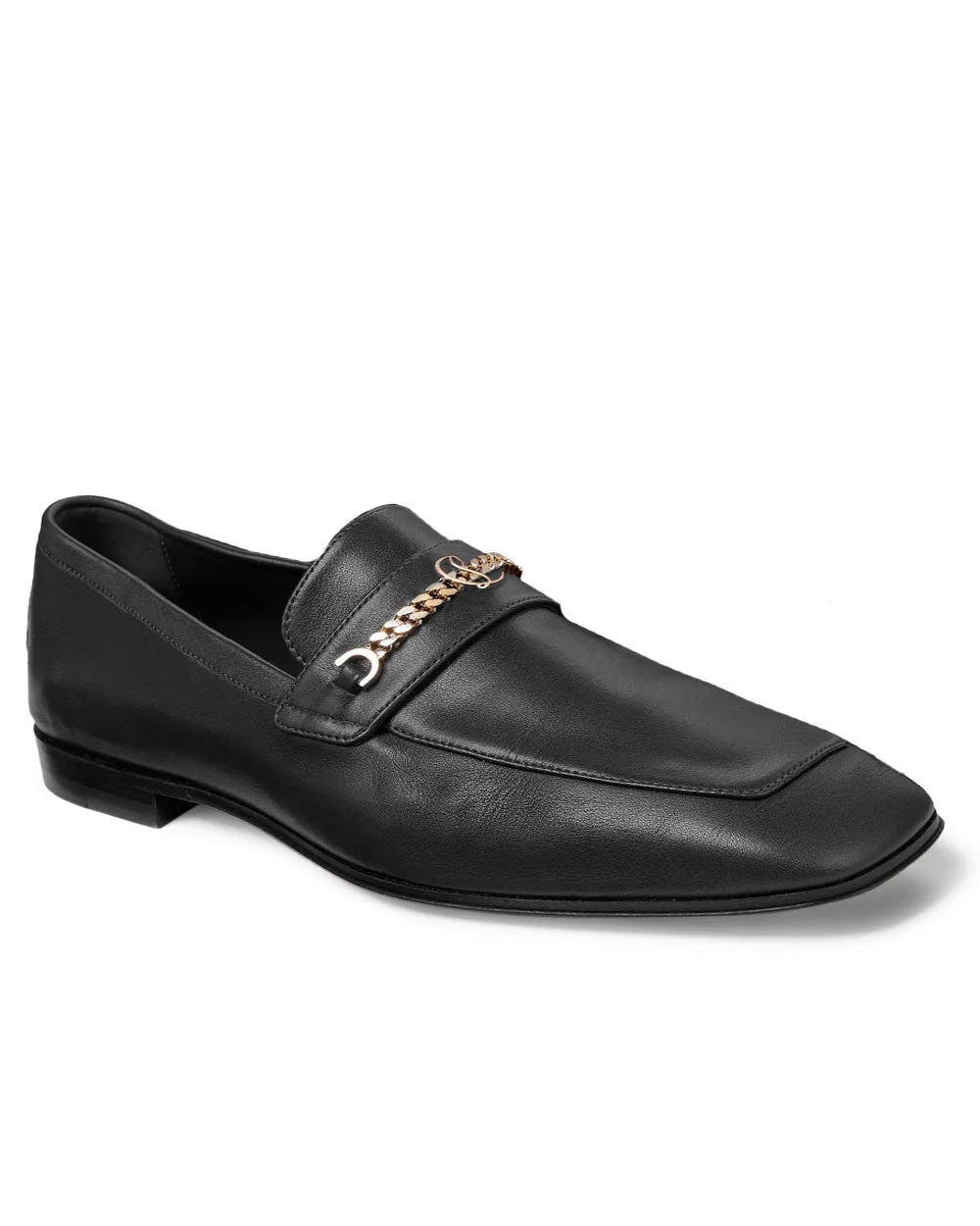 MJ Moc Flat Loafer in Black