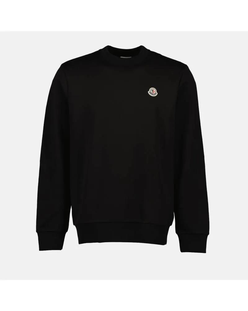 MONCLER  |Crew Neck Pullovers Street Style Long Sleeves Cotton Logo