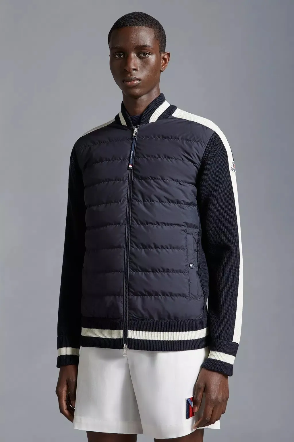 MONCLER  |Padded Cotton Zip-Up Cardigan