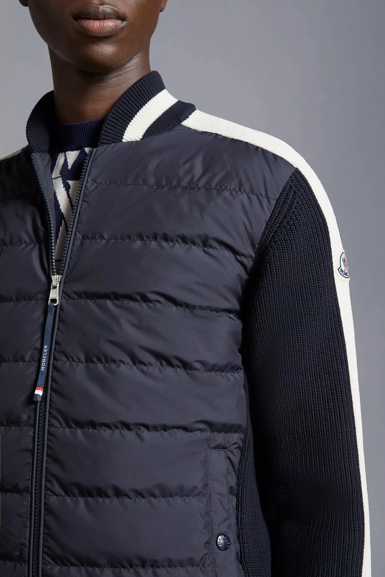 MONCLER  |Padded Cotton Zip-Up Cardigan