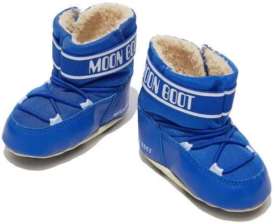 Moon Boot Kids Crib snow boots Blue