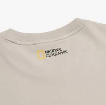 NATIONAL GEOGRAPHIC  |Unisex Street Style Long Sleeves Long Sleeve T-shirt Logo