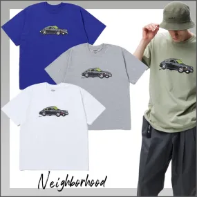 NEIGHBORHOOD  |Crew Neck Pullovers Unisex Street Style Cotton Short Sleeves