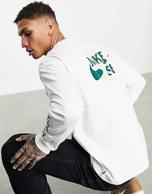 Nike  |Crew Neck Street Style Long Sleeves Cotton