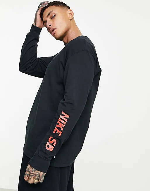 Nike  |Crew Neck Street Style Long Sleeves Cotton