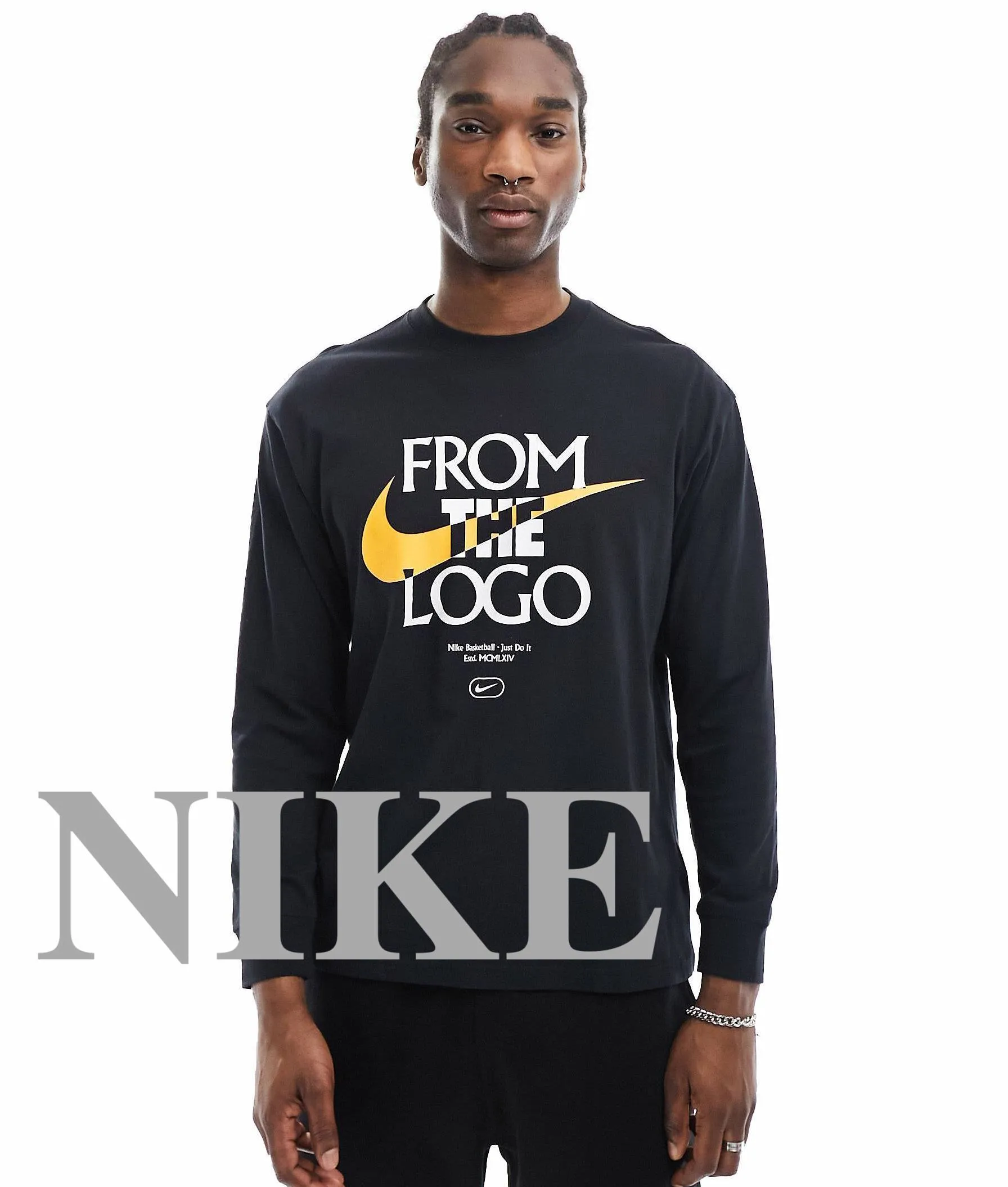 Nike  |Street Style Long Sleeves Long Sleeve T-shirt Logo