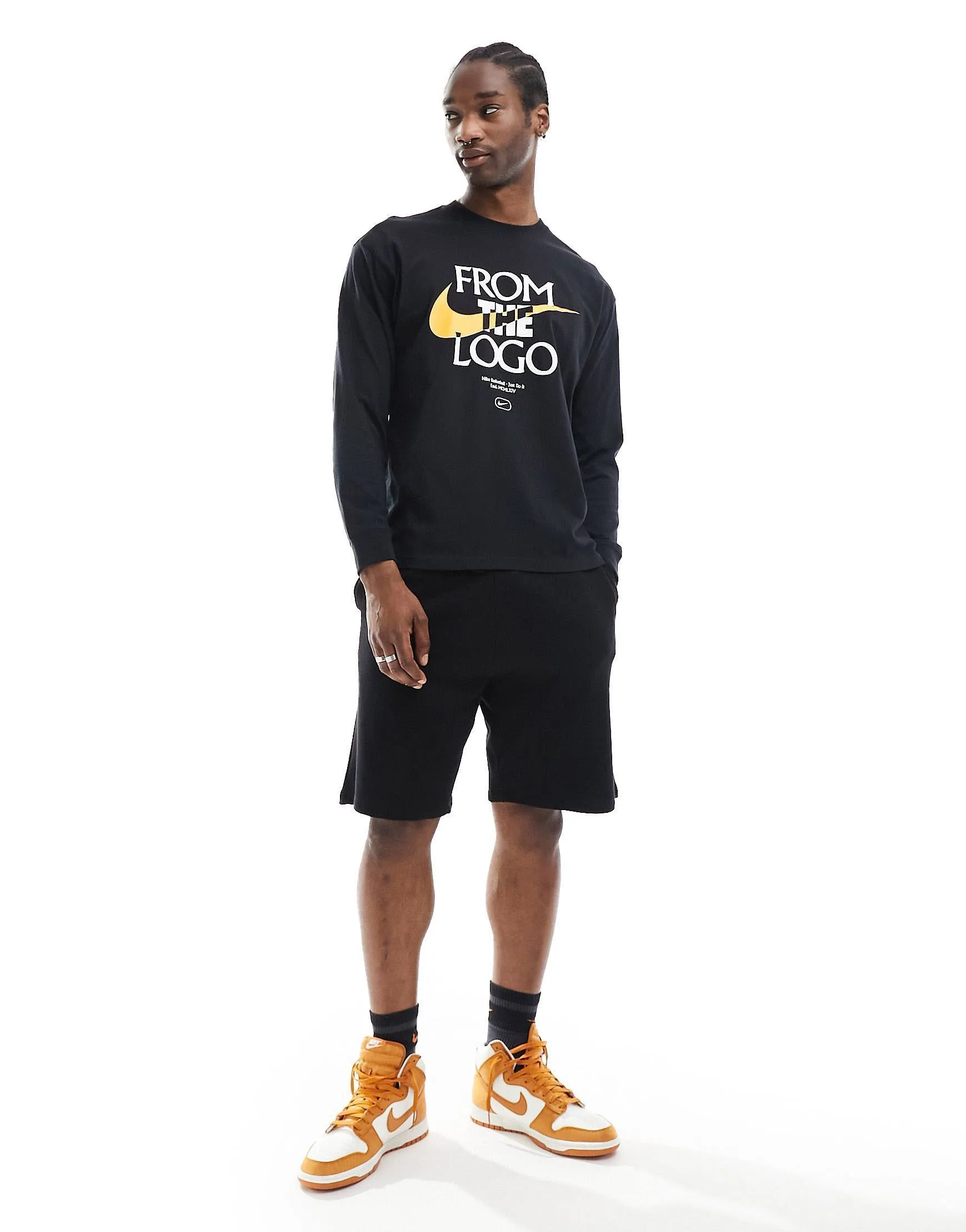 Nike  |Street Style Long Sleeves Long Sleeve T-shirt Logo