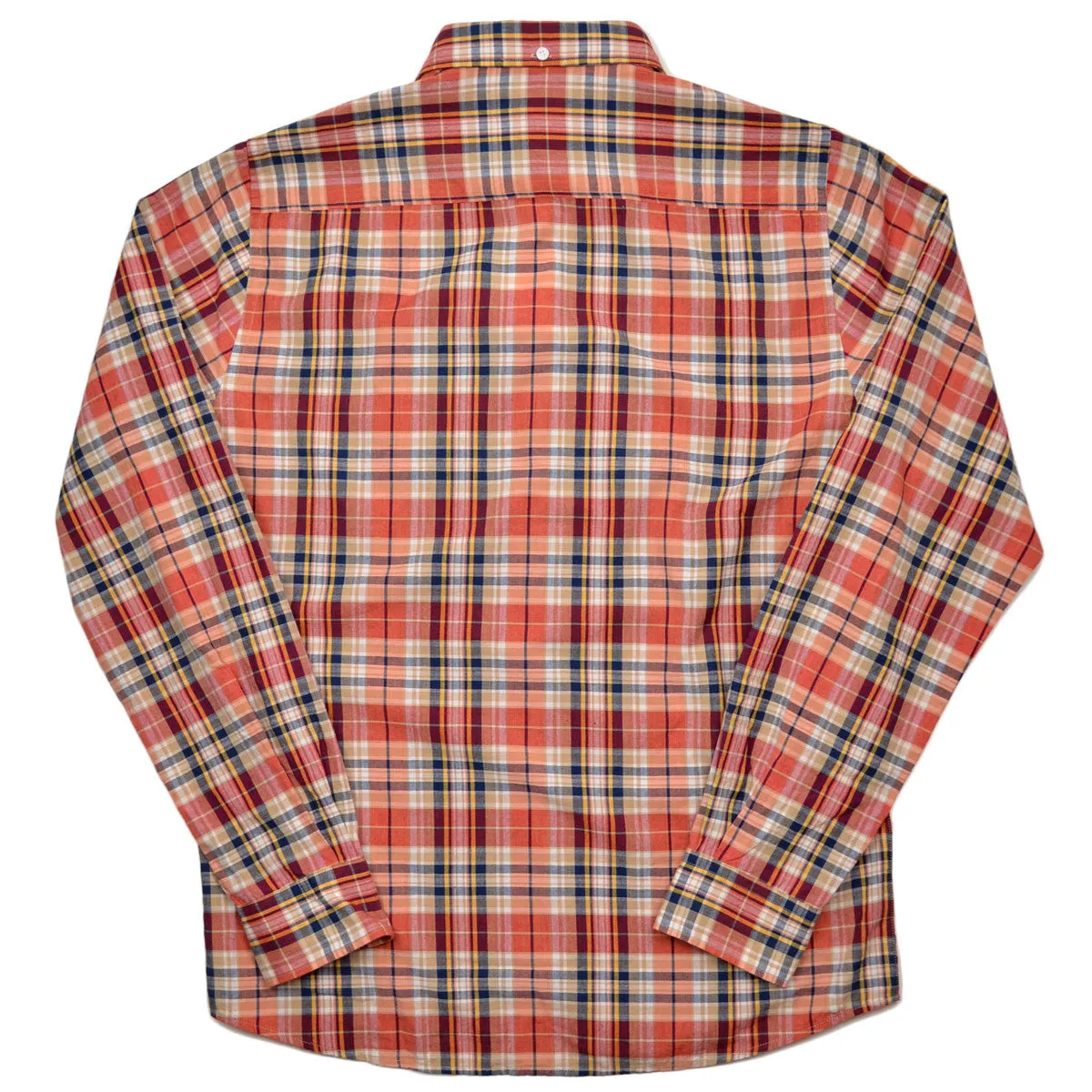 Norse Projects - Anton Madras Shirt - Blood Orange