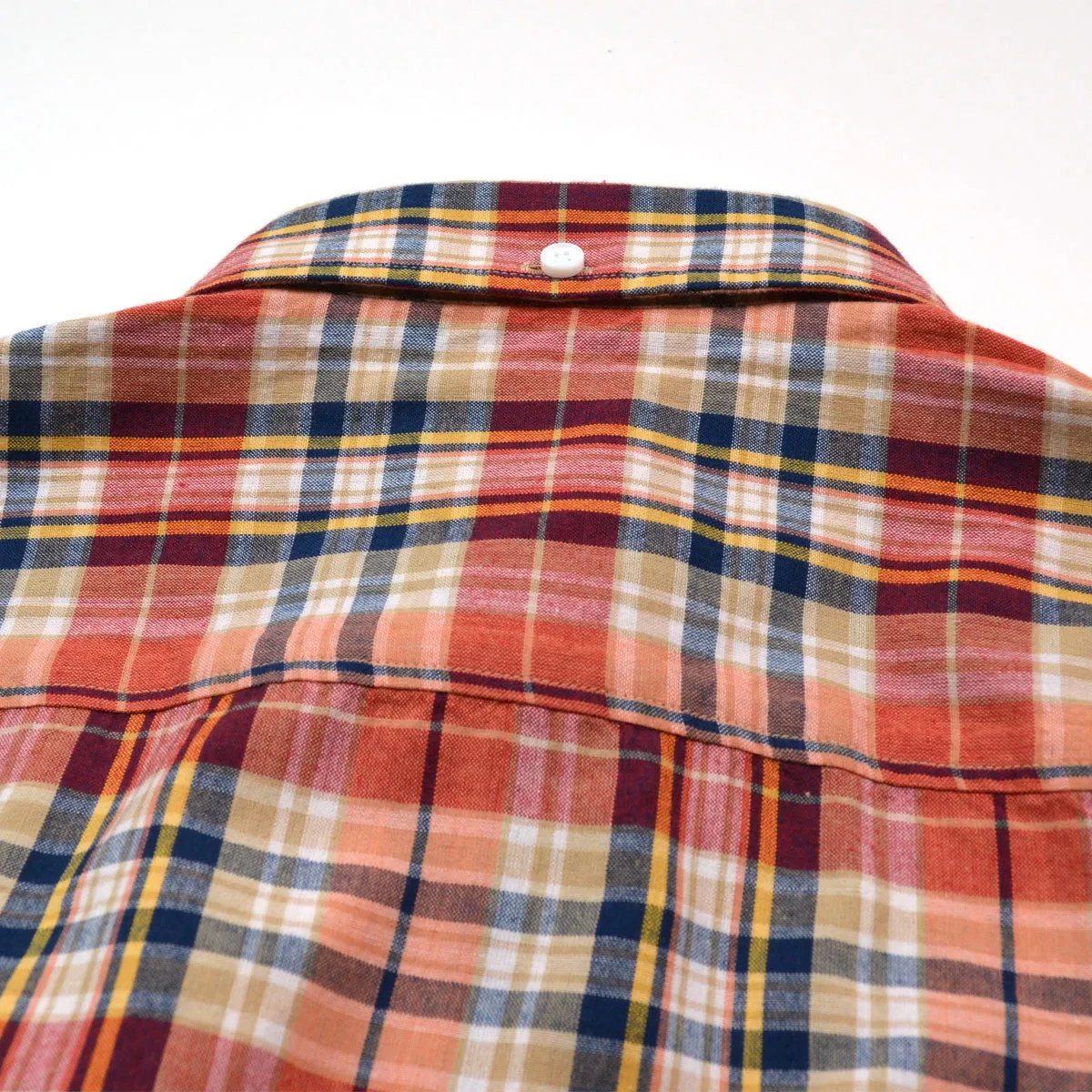 Norse Projects - Anton Madras Shirt - Blood Orange