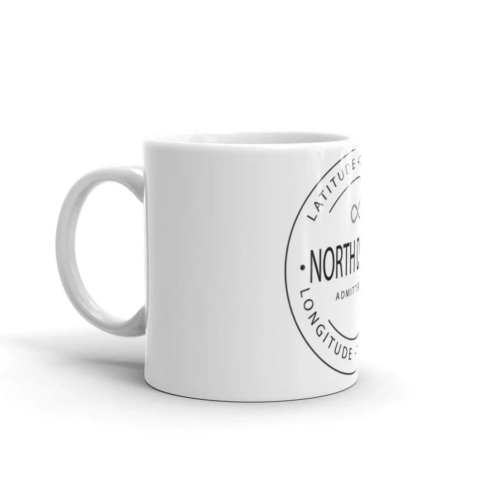 North Dakota - Mug - Latitude & Longitude