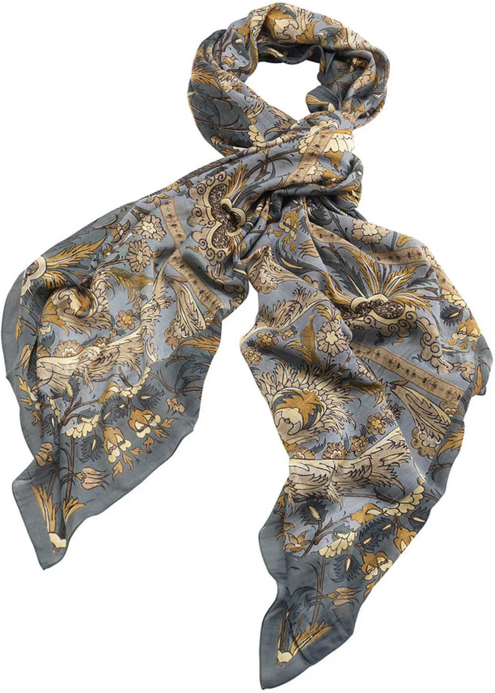 One Hundred Stars Decadent Scarf Grey