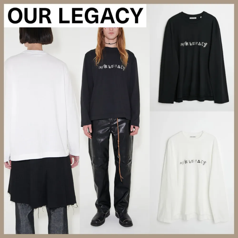 OUR LEGACY  |Unisex Street Style Long Sleeves Cotton Long Sleeve T-shirt