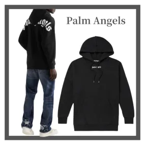 Palm Angels  |Pullovers Sweat Street Style Long Sleeves Plain Cotton Logo