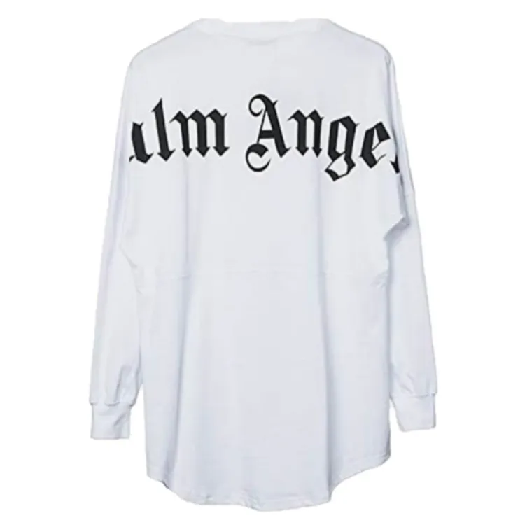 Palm Angels  |Street Style Long Sleeves Plain Cotton Long Sleeve T-shirt