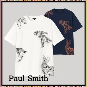 Paul Smith  |Crew Neck Pullovers Plain Other Animal Patterns Cotton