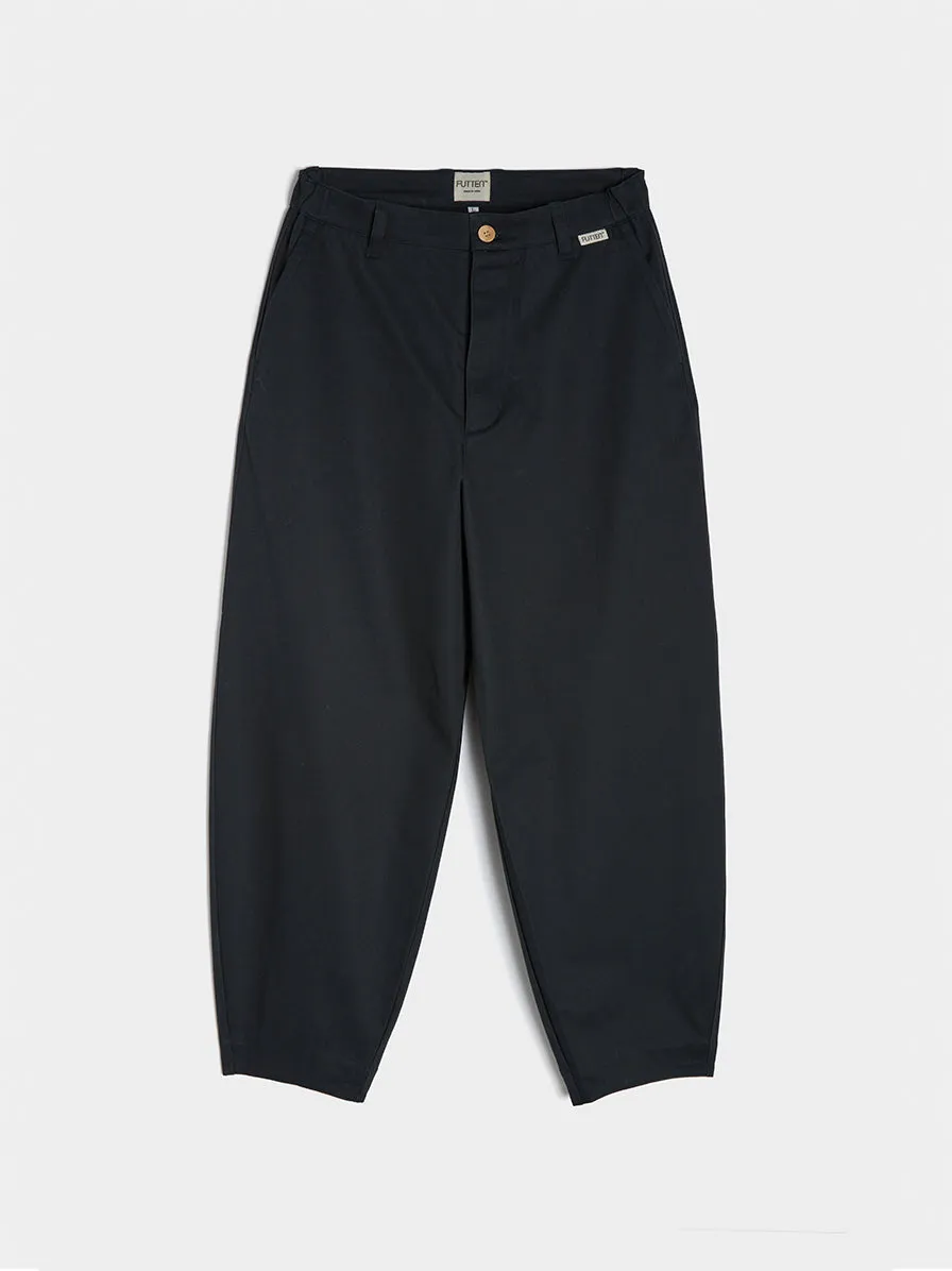 Peg-Top Trousers, Dark Navy