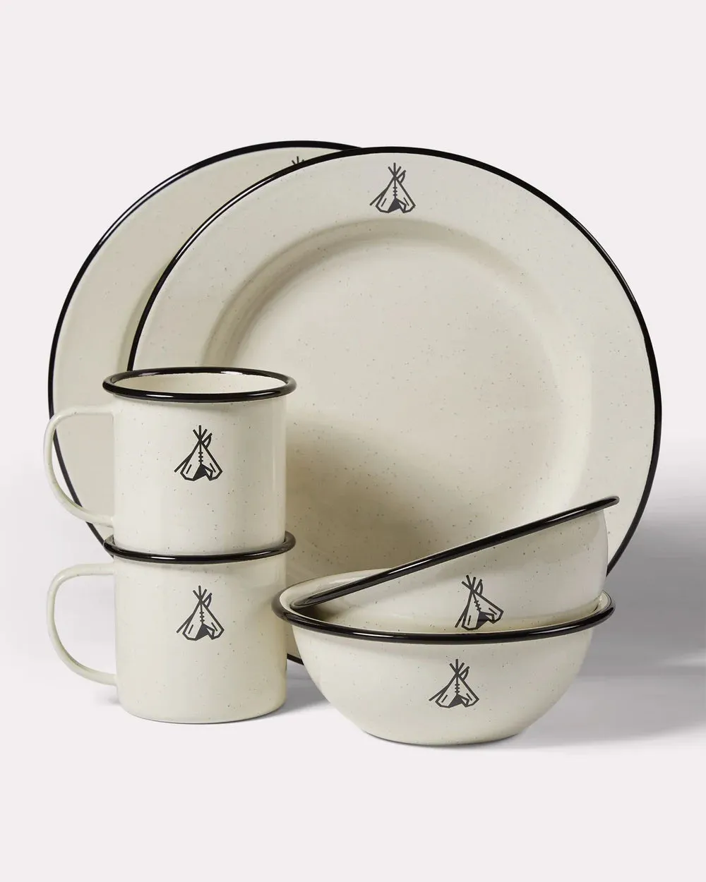 Pendleton Camp Enamelware Set