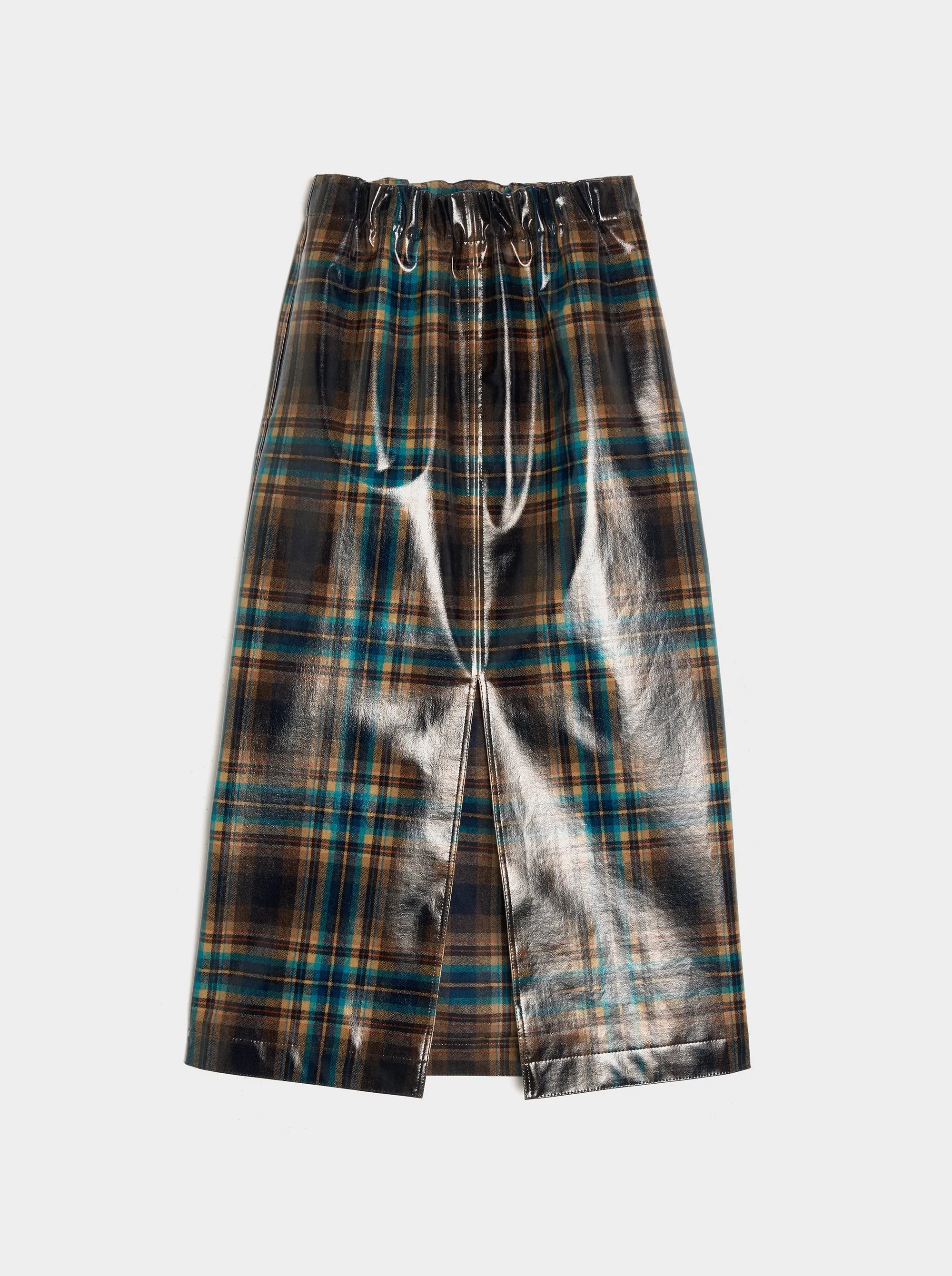 Pendleton Check Midi Skirt, Blue