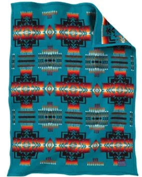 Pendleton Chief Joseph Baby Blanket Collection, Turquoise