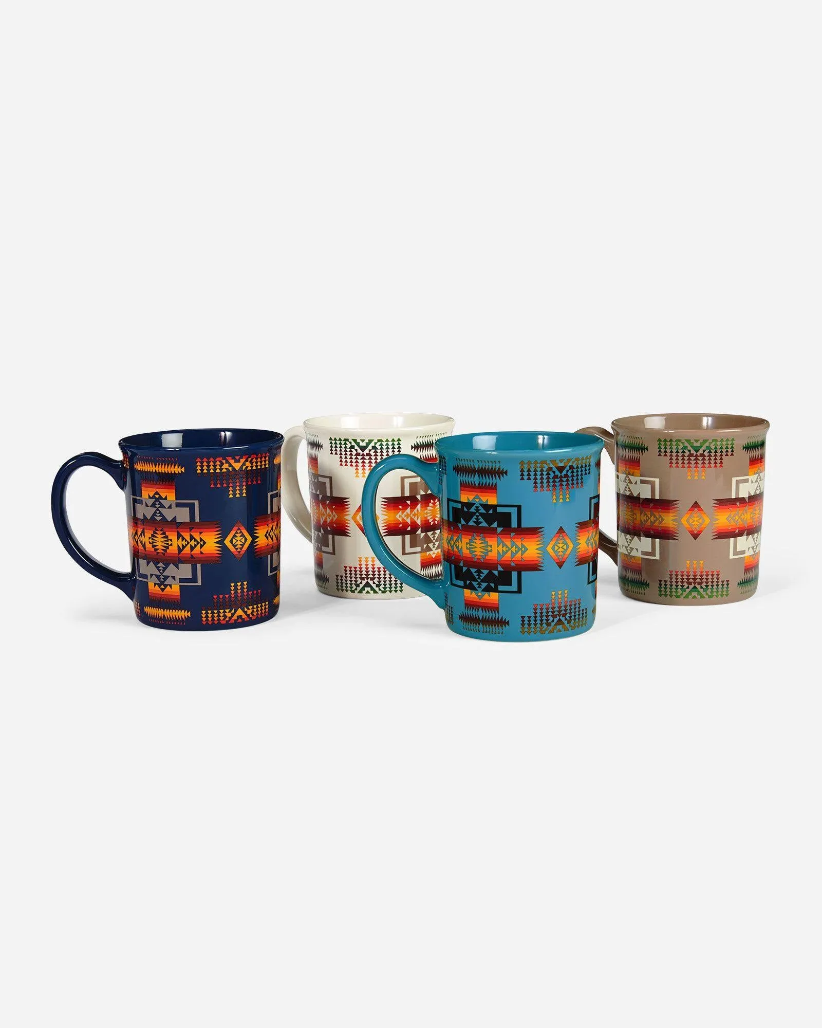 Pendleton Chief Joseph Mugs, Set of 4