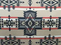 Pendleton Fabric, Black Diamond