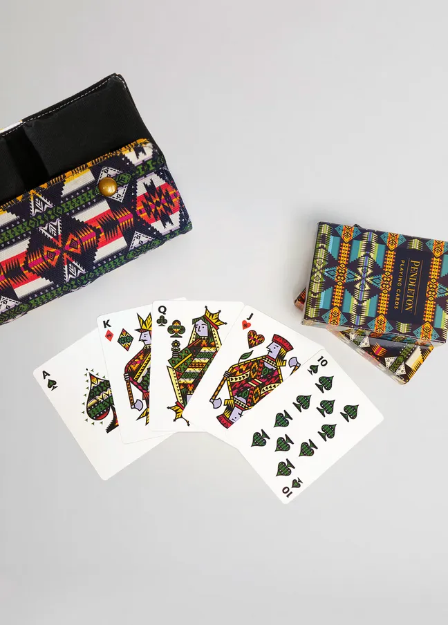 PENDLETON PLAYING CARDS, SET OF 2