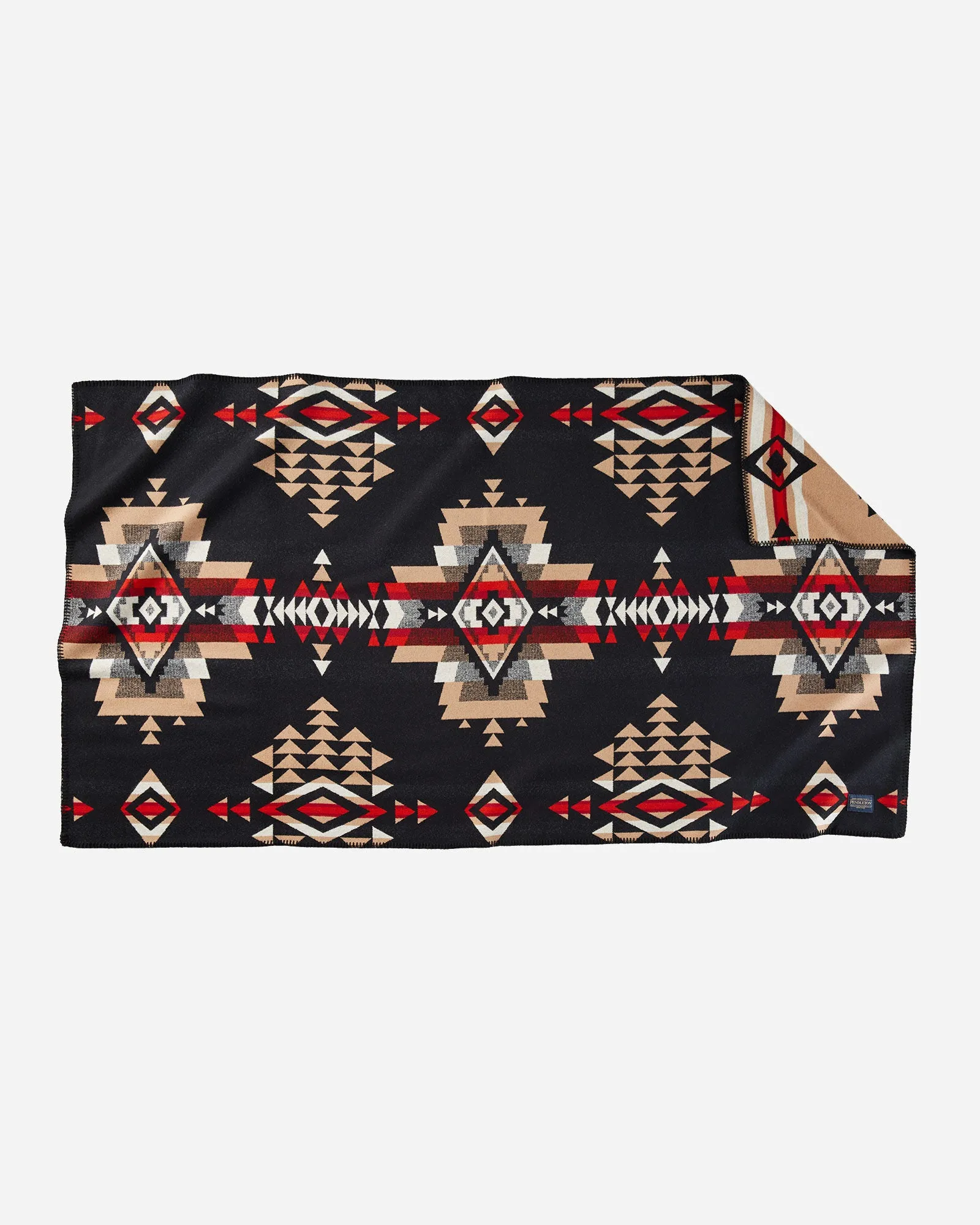 Pendleton Saddle Blanket, Rock Point, Black