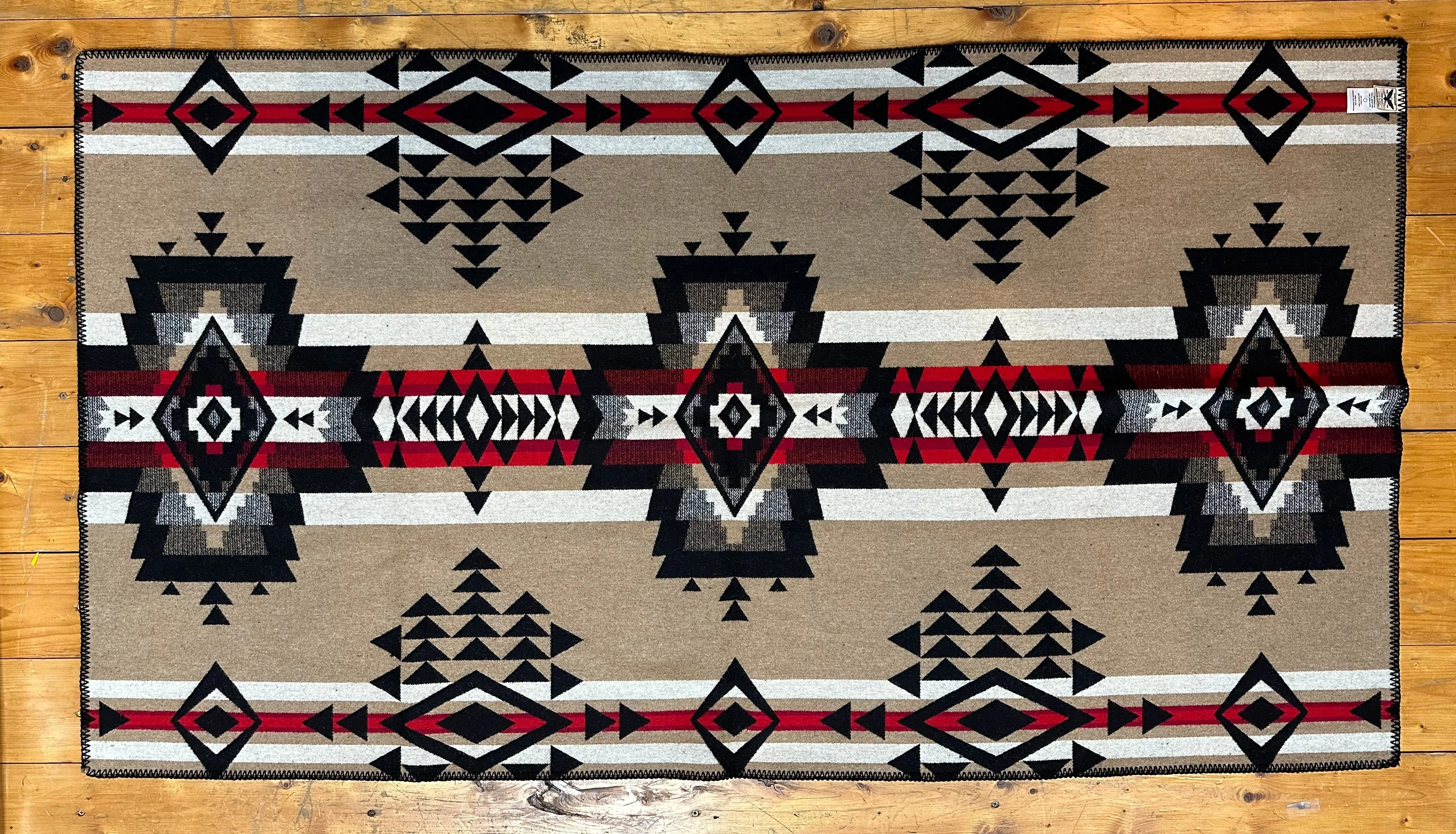 Pendleton Saddle Blanket, Rock Point, Black