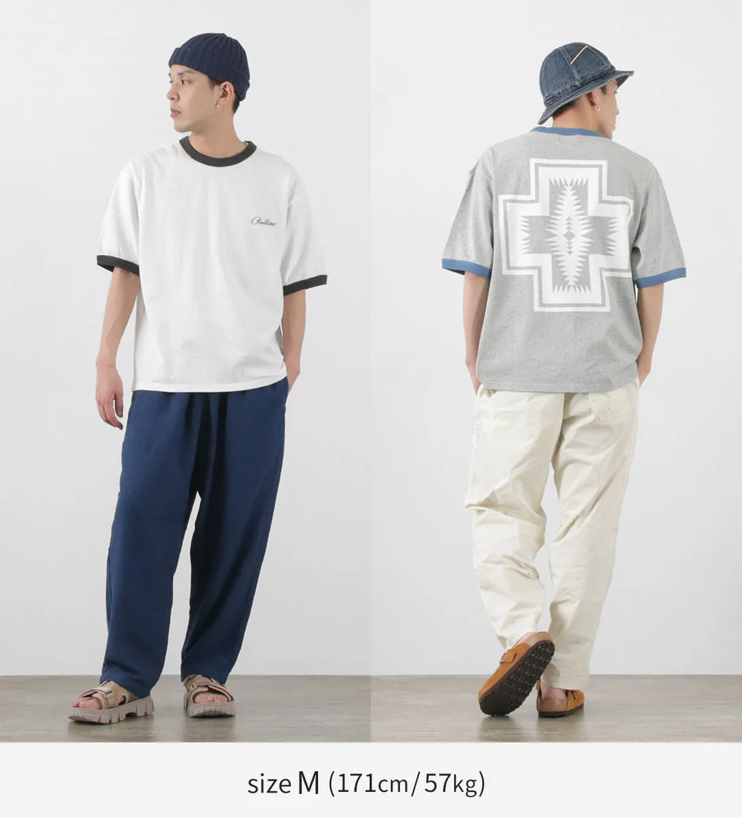 PENDLETON（ペンドルトン） S/S リンガーTシャツ ハーディング / 半袖 メンズ レディース ロゴ プリント 綿 コットン S/S Ringer TEE Harding