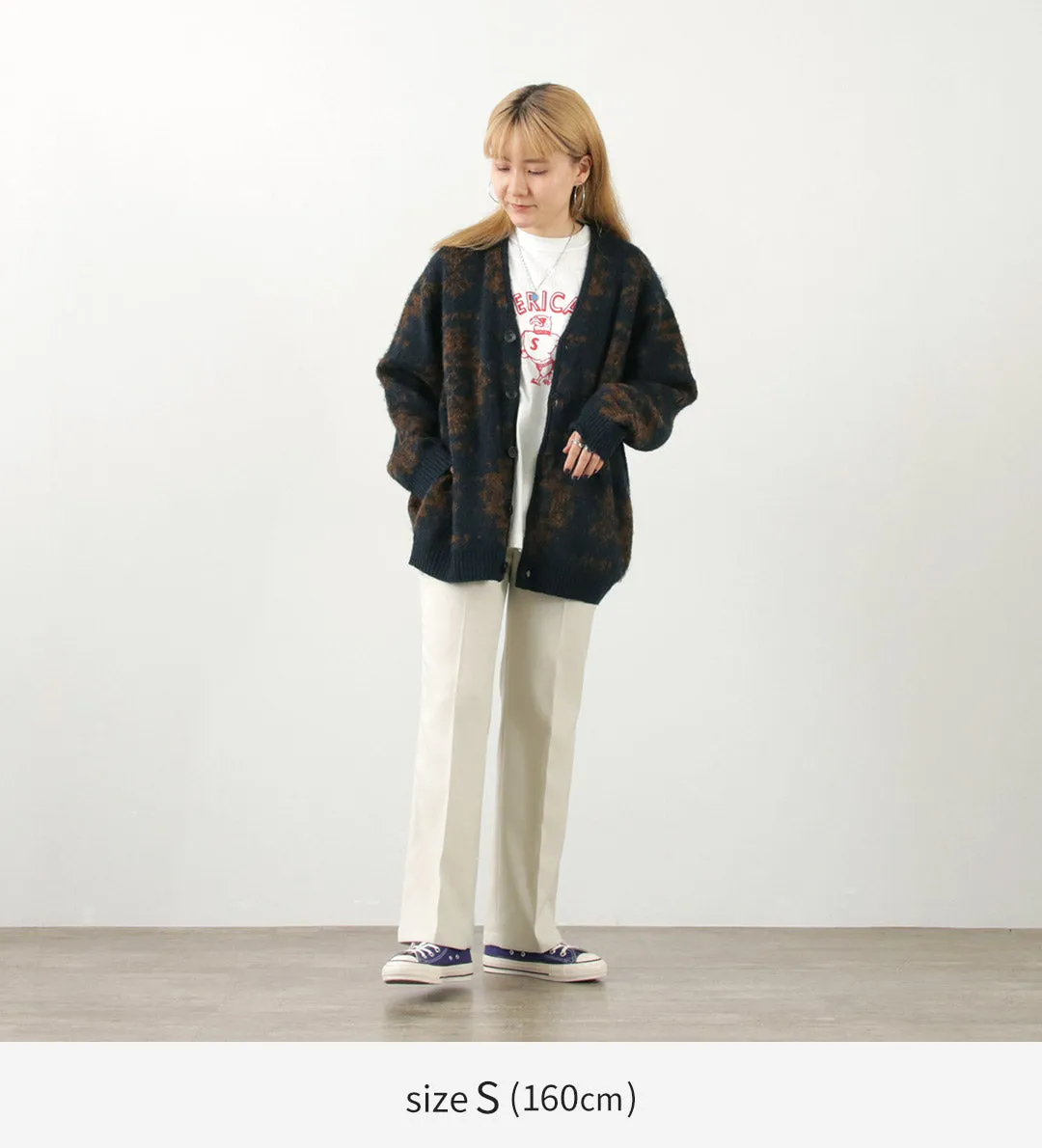 PENDLETON（ペンドルトン） Vネック カーディガン / レディース 長袖 羽織 柄 秋冬 V-neck Cardigan