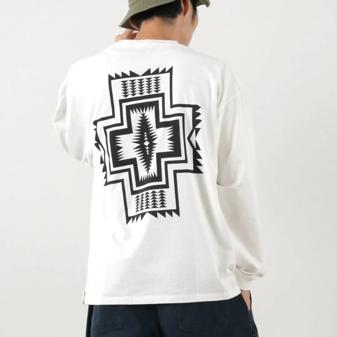 PENDLETON（ペンドルトン） バックプリント ロングスリーブTシャツ メンズ レディース ユニセックス トップス 綿 コットン BACK PRINT LONG SLEEVE TEE