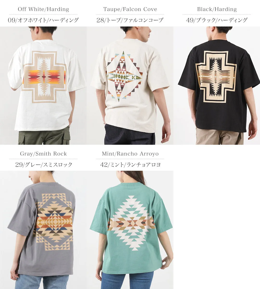 PENDLETON（ペンドルトン） バックプリントTシャツ / 半袖 メンズ レディース 綿 コットン Back Print TEE