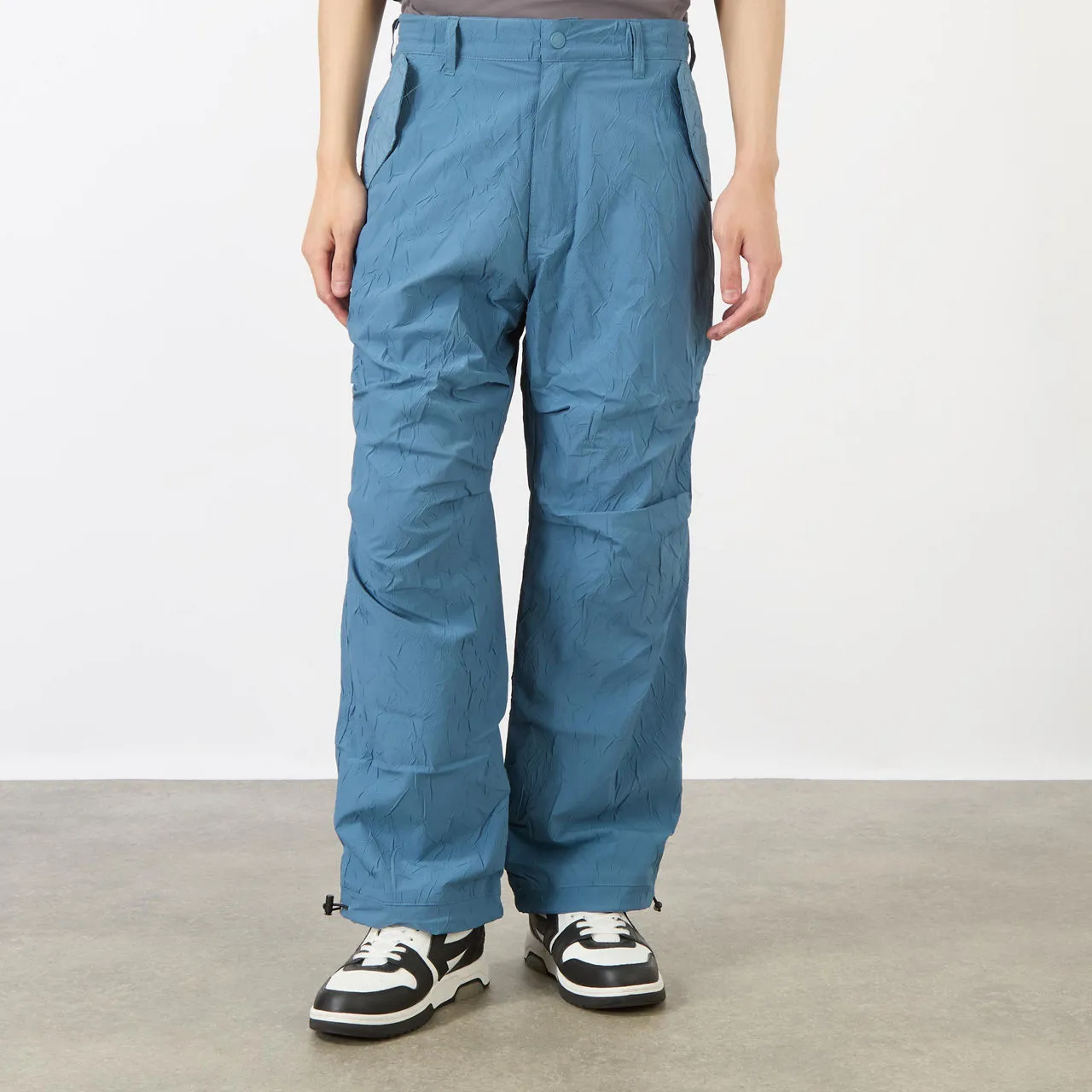 PLEASURES Root Flight Relaxed-Fit Trousers - Slate