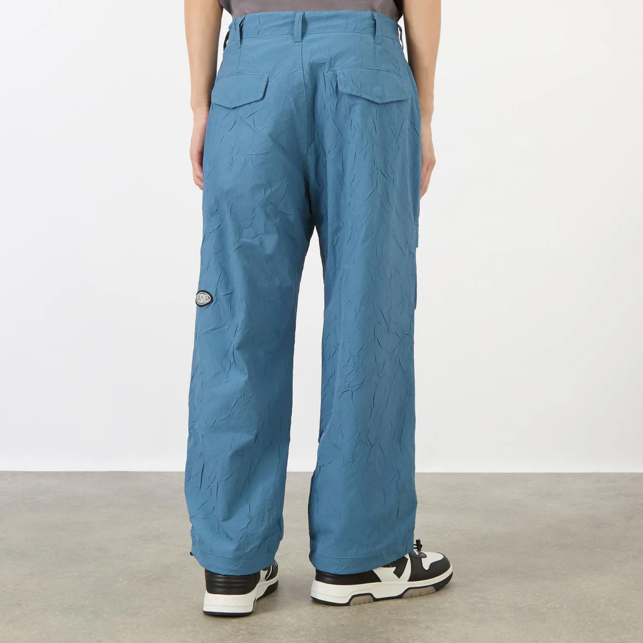 PLEASURES Root Flight Relaxed-Fit Trousers - Slate